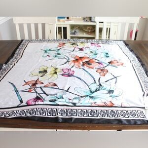NWT Chico’s large square magnolia scarf